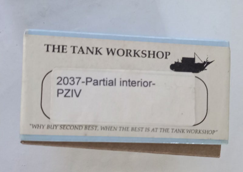 1/35 Tank Workshop Pz.Kpfw IV/SdKfz.161/2 Interior Carousel 2