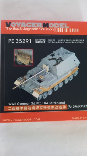 1/35 Voyager Model WWII Sd.Kfz.184 Ferdinand PE Detail set Carousel 1