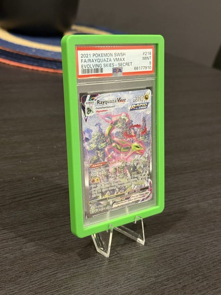 PSA 9 - Rayquaza VMAX 218/203 Secret Rare - Evolving Skies SWSH62863228443649113