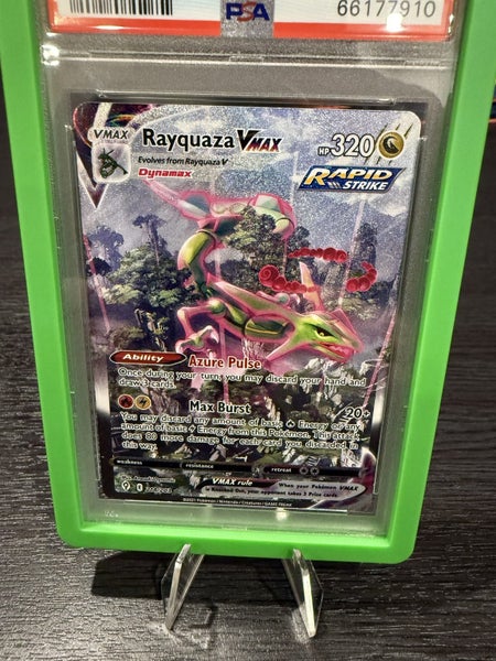 PSA 9 - Rayquaza VMAX 218/203 Secret Rare - Evolving Skies SWSH62863228443649114