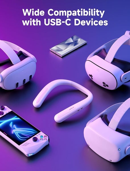 JSAUX VR Neck Power Bank - White Carousel 2