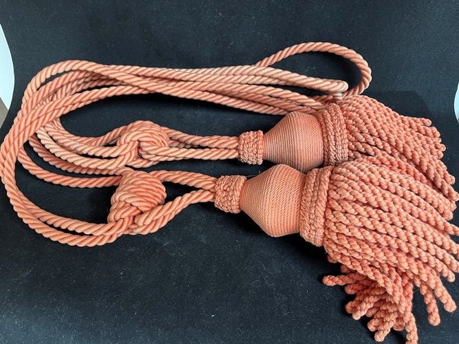 Pair Of Rope Tassel Curtain Tieback Carousel 1