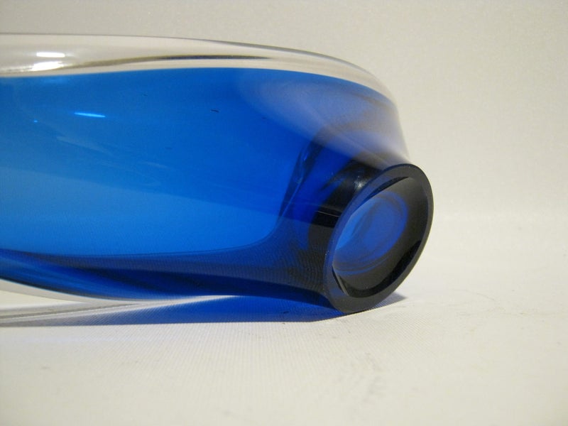 VINTAGE FRENCH CASED ART GLASS LANCET BOWL62863237361539114