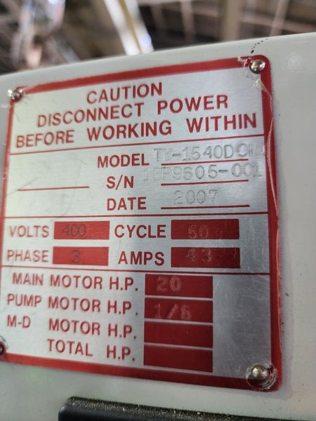 Microweilly CNC Lathe TY1540D62863219571585113