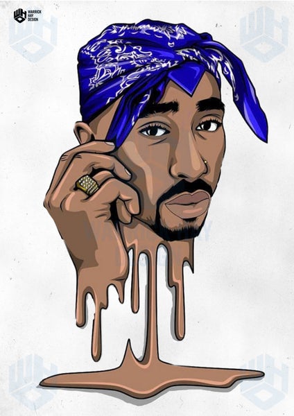 2Pac Art - Printed A3628638448665611122