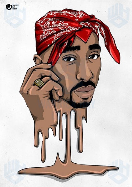 2Pac Art - Printed A362863844866561112
