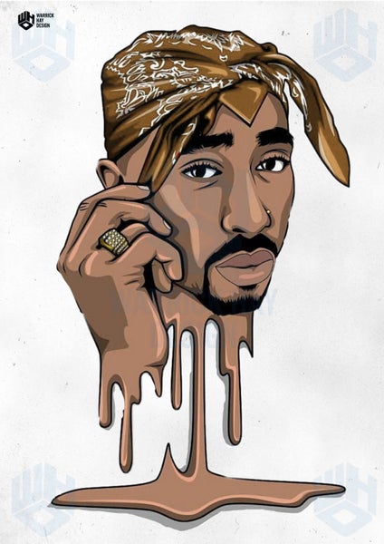 2Pac Art - Printed A362863844866561111