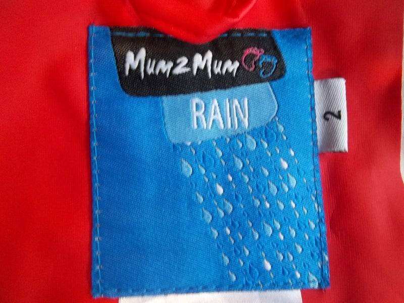 Mum 2 Mum red waterproof rain jacket size 2 (red)62854320869378113