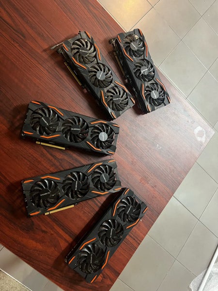 5x NVIDIA P104-100 - Ex Mining GPU Carousel 7
