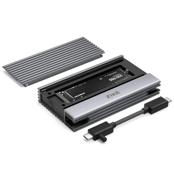 ZikeDrive Z666 USB4 40Gbps NVMe M.2 SSD Enclosure62864728971137112