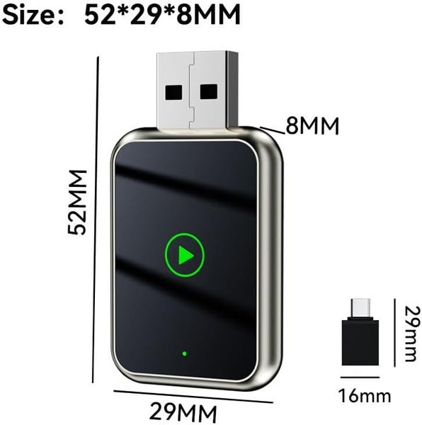 New Wireless CarPlay Adapter for Apple Carplay Android Auto62995407180419111