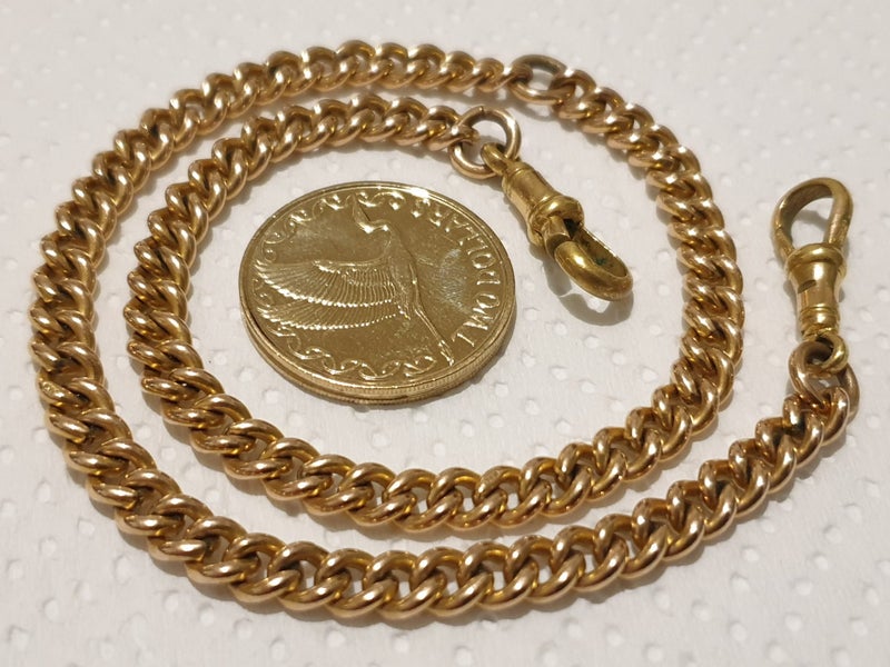 Antique Gold Watch Chain62854315884033114