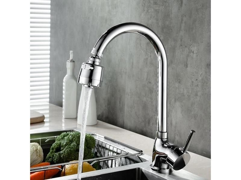 360° Adjustable Stainless Steel Kitchen Faucet With Spout Filter Carousel 1