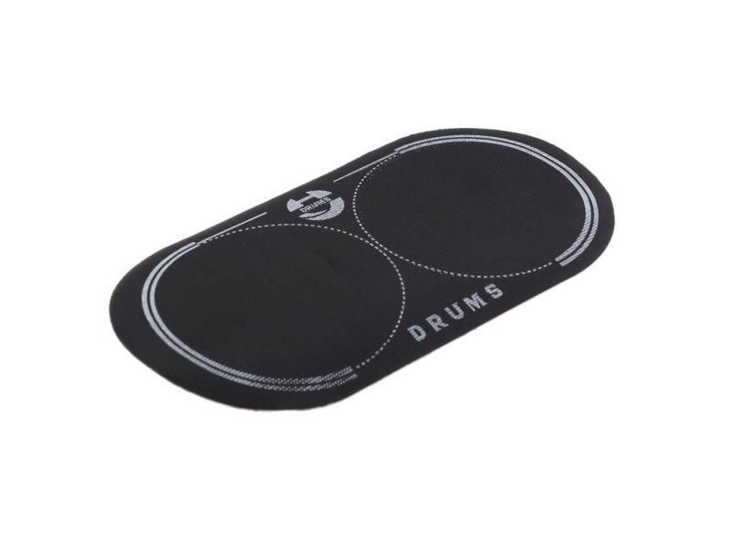 Musically Double Bass Drum Patch For 12.8x6.5cm Drumheads Kick Pad Percussion Carousel 1