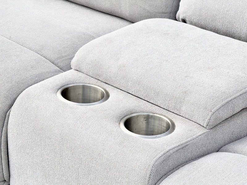 $1 RESERVE! STUNNING ’LIFESTYLE FURNITURE’ NZ MADE FABRIC MODULAR LOUNGE SUITE!62866851076483113