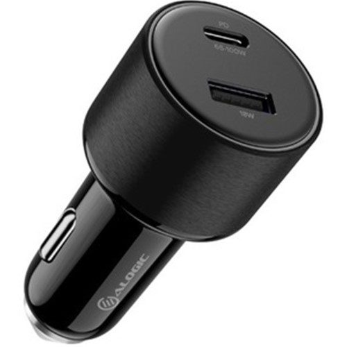Alogic Rapid Power 100W Car Charger with 1 X USB-C Port & 1 X USB-A Port Carousel 1