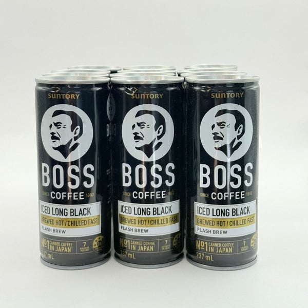 Suntory BOSS Iced Long Black Coffee 237ml x 12 Cans Carousel 1