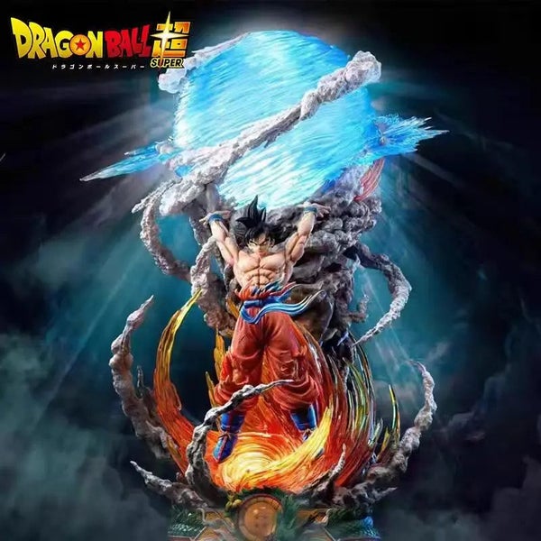 Dragon Ball Goku Figures Super Saiyan Action Figures Sou Goku Model Genki Bomb Carousel 6