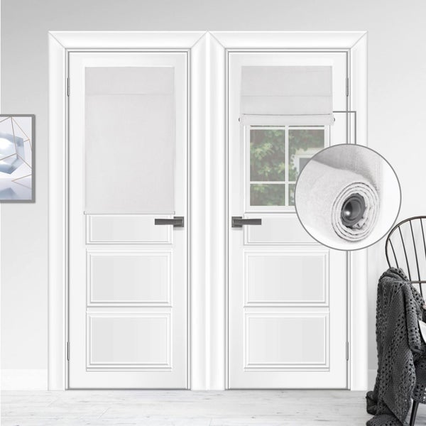Triple Layers UV Protect 100% Light Block Multiuse Easy Installed Door Curtains Carousel 1