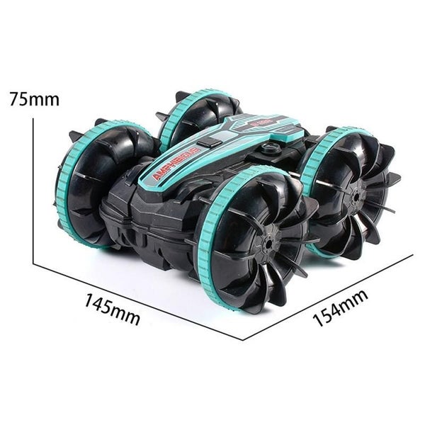 Parallel Deals Amphibious Stunt Rc Car Double Sided Rolling 2.4G Electric Kids' Carousel 2