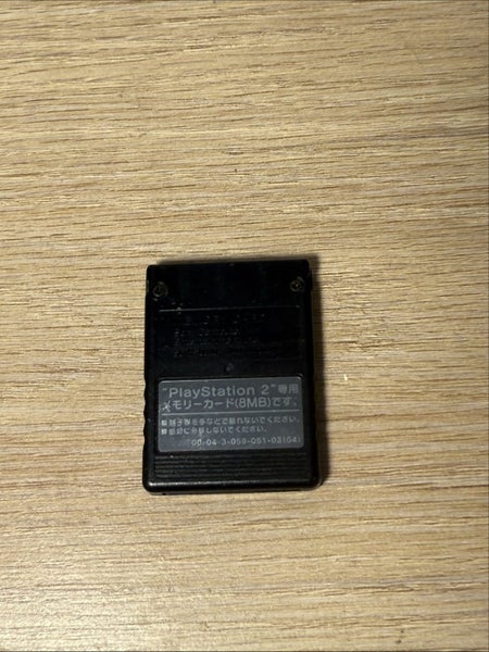 Official PS2 Memory Card (Black)62864734681474112