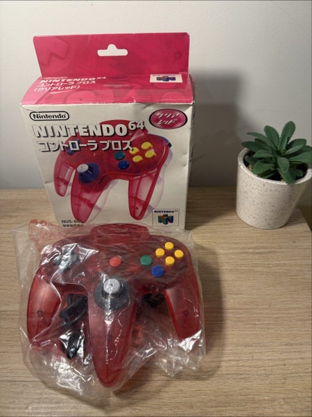 Genuine Clear Pink N64 Controller *Boxed*628647346694431114