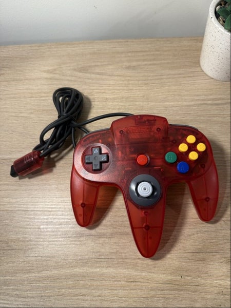 Genuine Clear Pink N64 Controller *Boxed*62864734669443111
