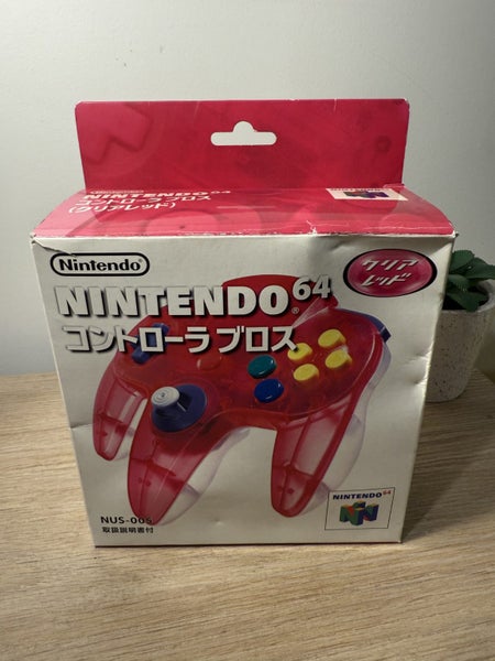 Genuine Clear Pink N64 Controller *Boxed*62864734669443114