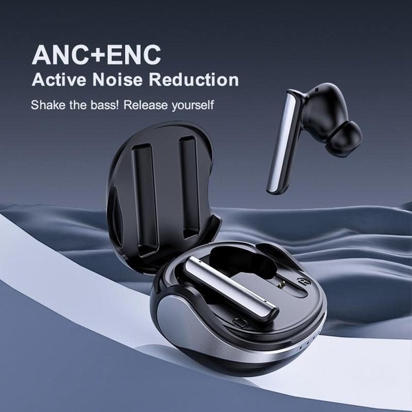 Parallel Wireless Anc Bluetooth Earphones Active Noise Reduction White Carousel 2