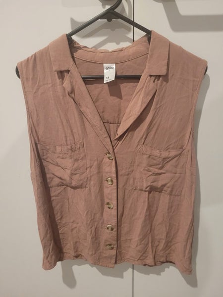 Kmart Button Top Size 14 Carousel 1