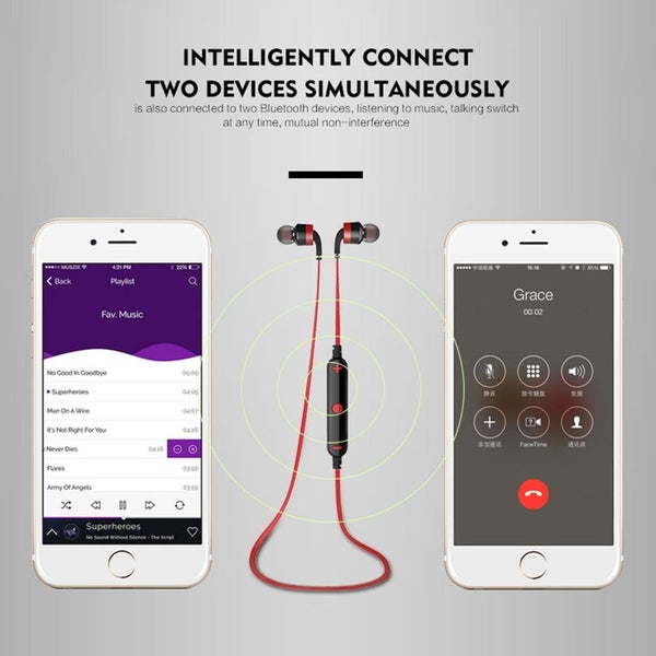 Parallel Wireless Sport Bluetooth Earphones With In Line Control Black Carousel 2