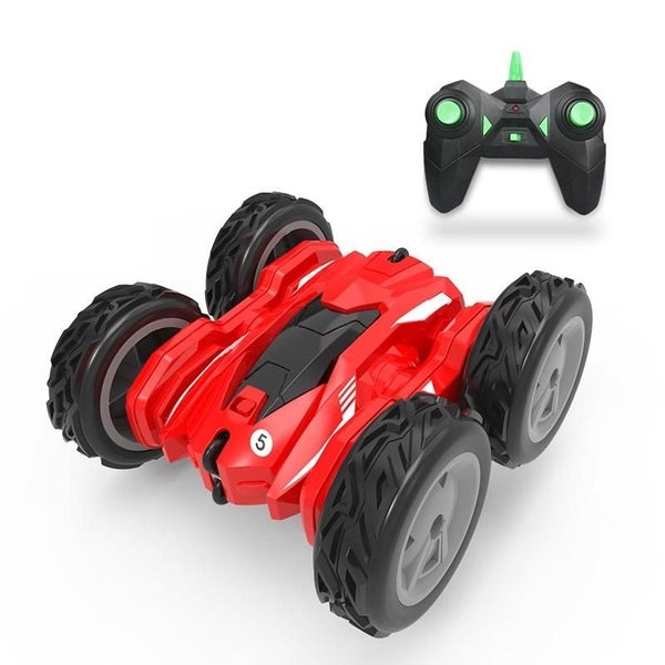 High Speed Double Sided Rc Car For Stunts And Off Road Tumbling Red Remote Cont Carousel 1