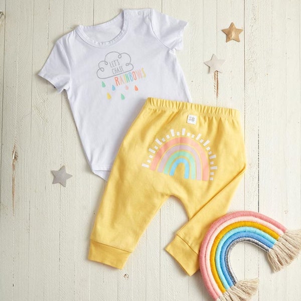 Rainbow Drawstring Pants (6-12 months) by Stephan Baby Carousel 3
