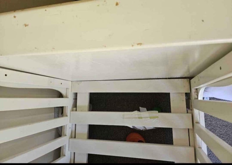 White baby cot incl mattress62863858441857114