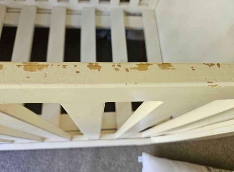 White baby cot incl mattress62863858441857113