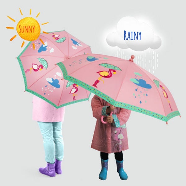 Flamingo Colour Changing Umbrella Carousel 1