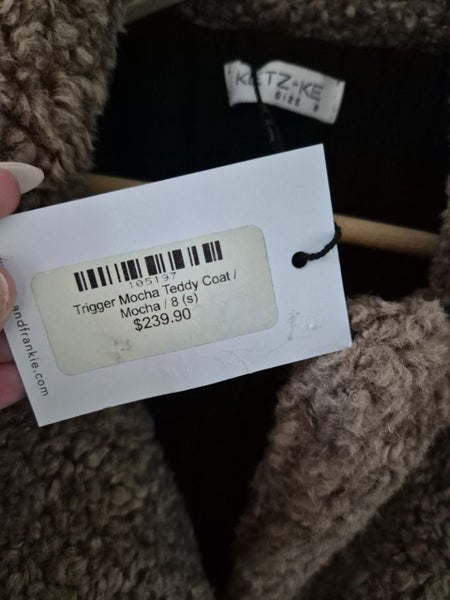 Ketz-Ke Teddy Bear Long Jacket Size - 8 NEW62955708632195111