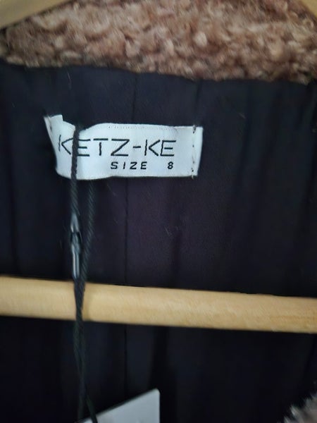 Ketz-Ke Teddy Bear Long Jacket Size - 8 NEW62955708632195112