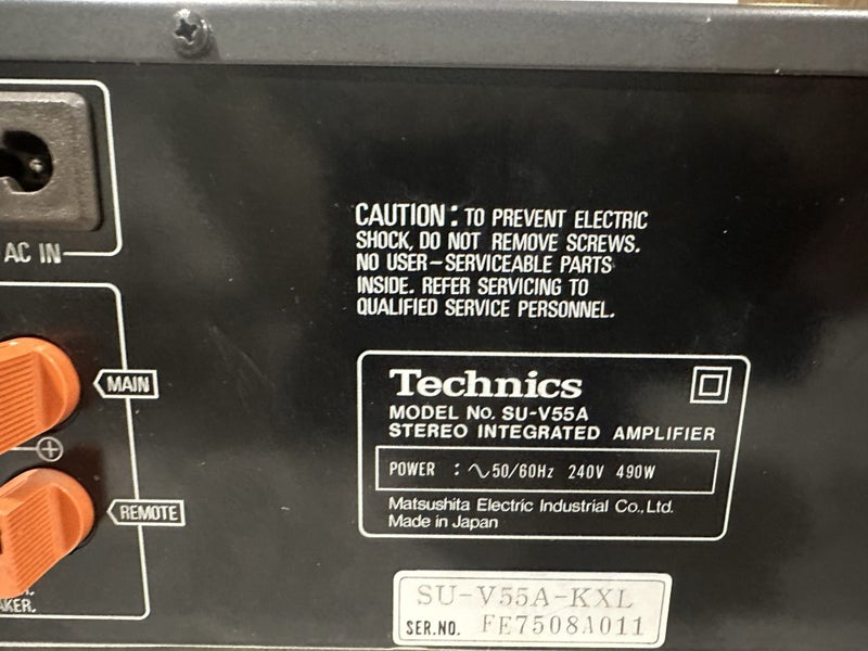 Technics Amplifier intergrated 198862863244558338112