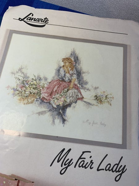 LANARTE - MY FAIR LADY EMBROIDERY CHARTS & COTTONS Carousel 2