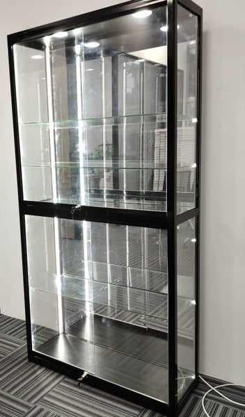 Glass Display Cabinet Showcase with LED Lights - Retail Shop Furniture"629317252977941121