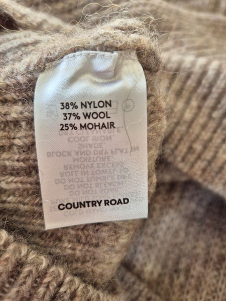 Country Road Fawn Marle Zip Detail Knit Size - XL NEW62955708360834114
