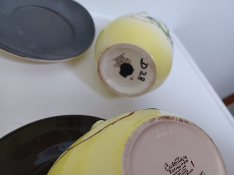 *** Bulklot Yellow & Brown Carlton Ware 23 Separate Pieces - NEW STOCK ***62863237416450113