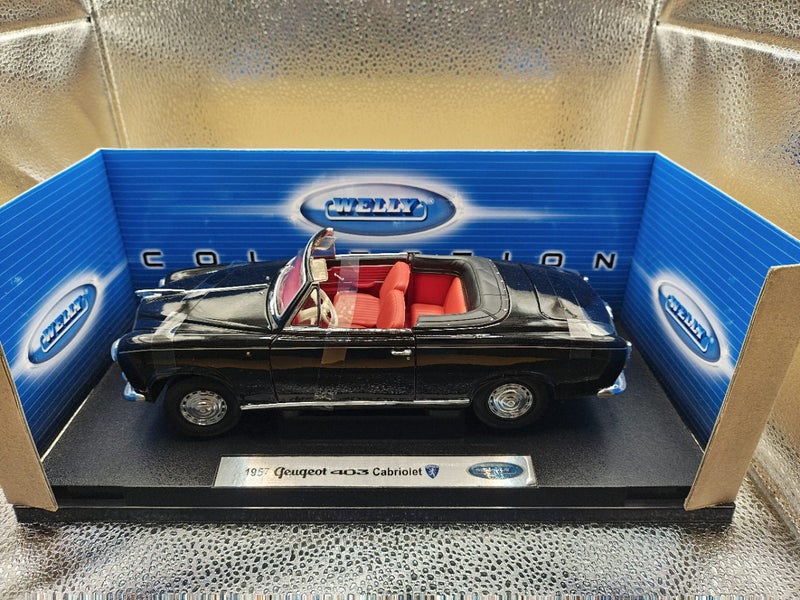 Welly 1/18 Peugeot 403 Cabriolet 1957 **NEW IN BOX** Carousel 1