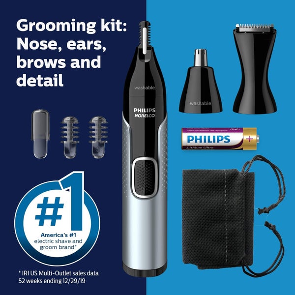 Philips Norelco 5000 Nose, Ears, Eyebrows Trimming Kit Carousel 6