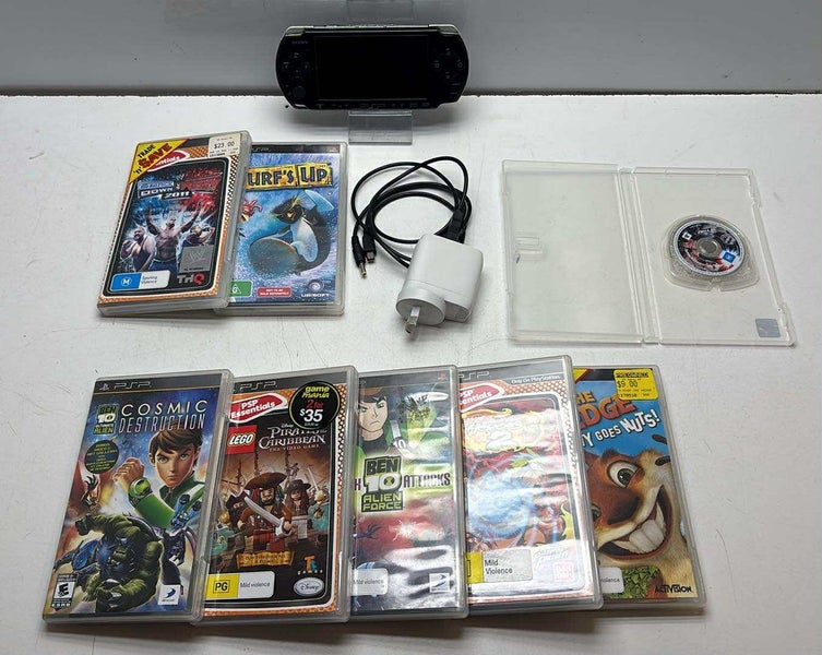 PSP Console + 8 Games Carousel 1