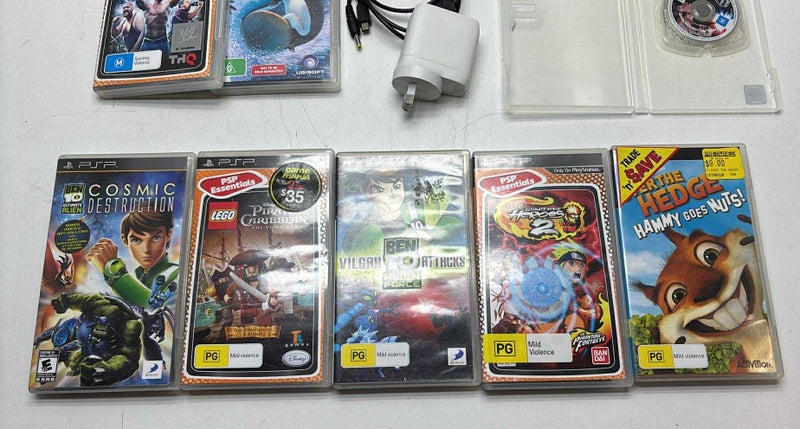 PSP Console + 8 Games62864734802946113