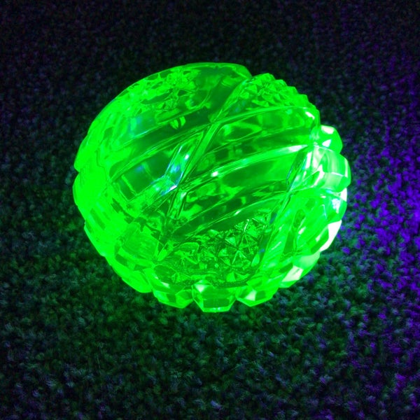Uranium Glass Trinket Dish62863863056130113