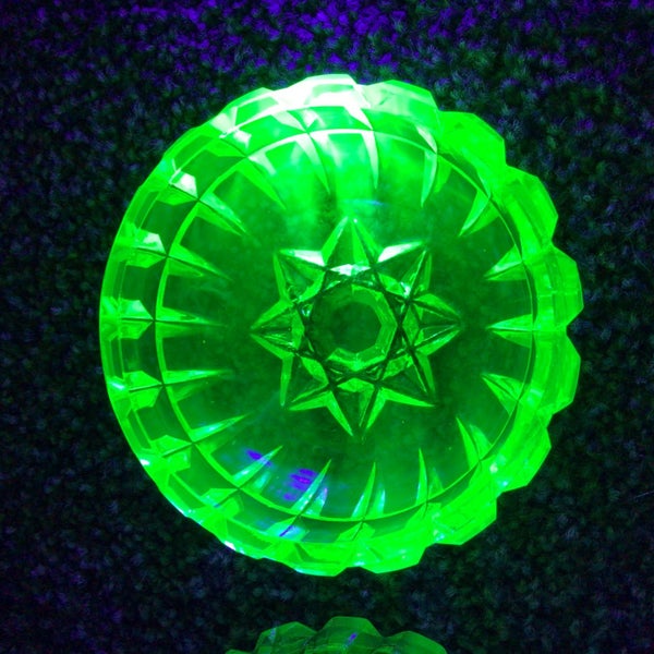 Uranium Glass Trinket Dish62863863056130111