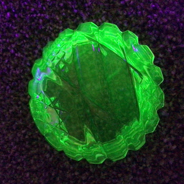 Uranium Glass Trinket Dish62863863056130112